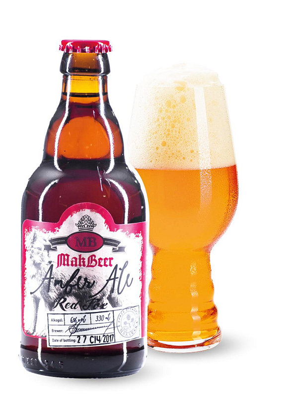 Пиво MakarBeer «Янтарний Ель» 0.33л
