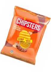Чипсы картофельные «Chipsters» со вкусом колбаски с горчицей, 110 г