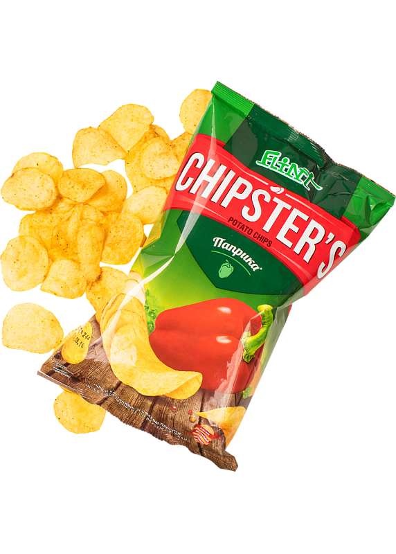 Чіпси до пива Chipsters «Паприка» 70г до пива купити з доставкою в ...