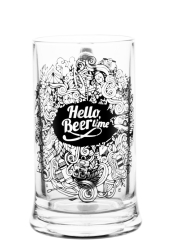 Кружка Icon «Hello, Beer time» 0.5l