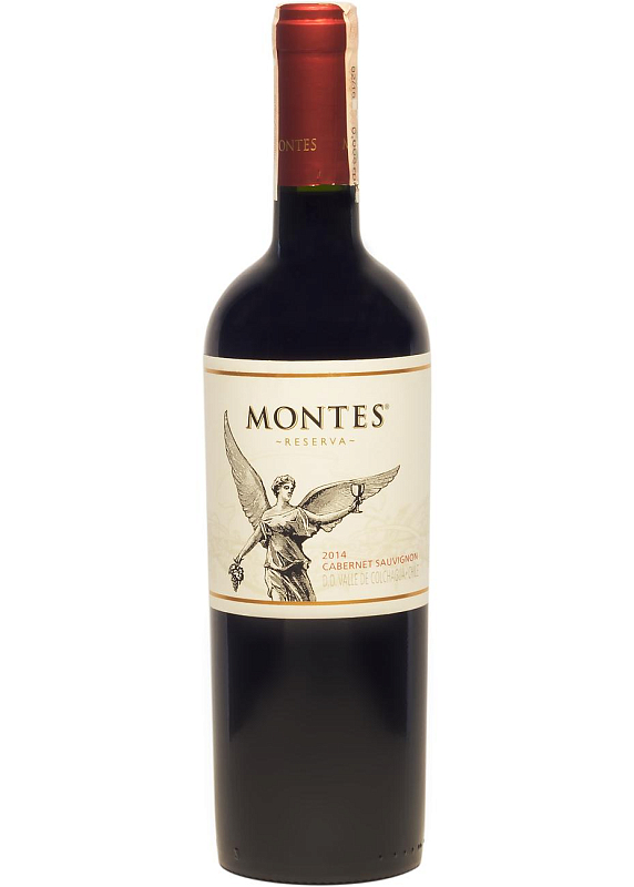 Вино Montes Reserva Cabernet Sauvignon красное сухое 13.5°