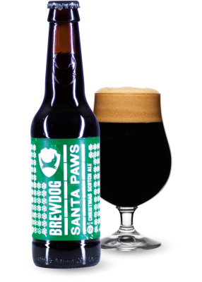 Пиво BrewDog «Santa Paws» темное нефильтрованное 8.2°