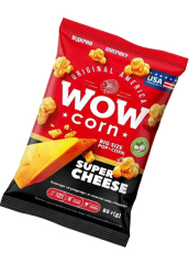Попкорн WOWcorn со вкусом сыра чеддер, 80г