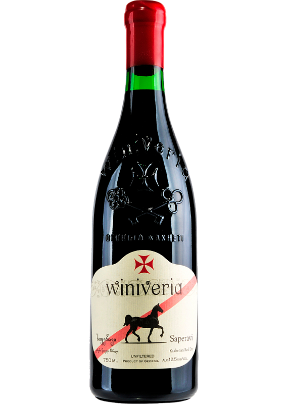 Вино Winiveria Saperavi червоне сухе 12.5°