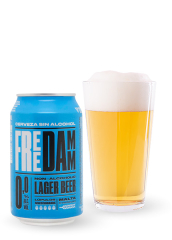 Пиво безалкогольное Estrella Free Damm non alcoholic 0.33л