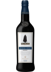 Вино Херес Medium Sweet, Sandeman Jerez белое полусладкое 15.0°