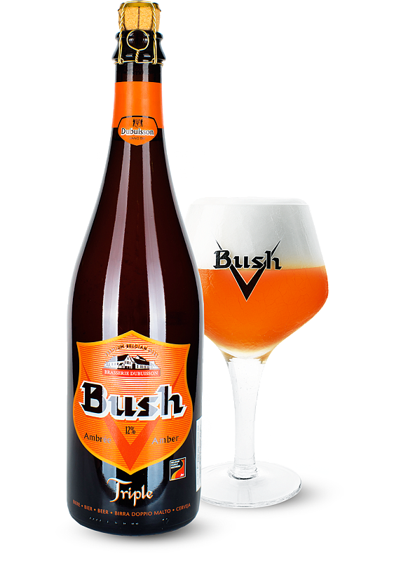 Пиво Dubuisson «Bush Amber Tripel» світле нефільтроване 12.0°