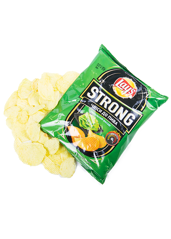 Чипси к пиву «Lays Strong» адский васаби 62г купить с доставкой в Киеве ...