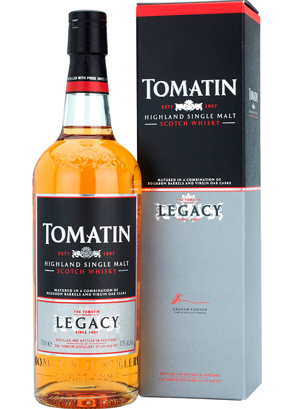 Віскі J&W Hardie Tomatin Legacy Tube 43°