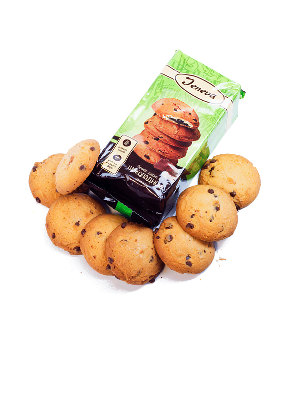 Печенье Jeneva с шоколадной начинкой 200г