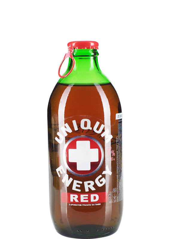 Слабоалкогольный энергетик Energy&Uniqum Red 7°