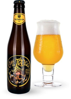 Пиво Dubuisson «Cuvee des Trolls» светлое нефильтрованное 7°