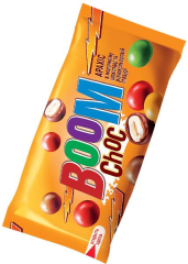 Драже «Boom Choc» арахис в шоколаде и цветной глазури, 50г