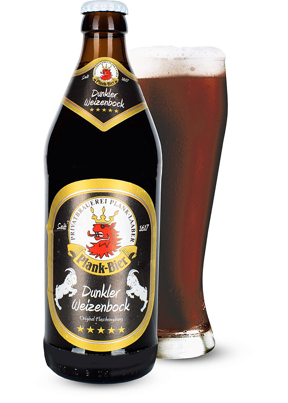Пиво Michael Plank «Dunkler Weizenbock» темне нефільтроване 7.8°