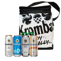 Набор пива Krombacher в ассортименте 0.5л х 4шт + термосумка