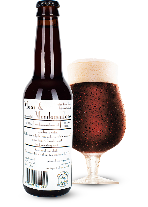 Пиво De Molen «Mooi & Meedogenloos» темне нефільтроване 10.1°