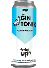Сидр Funky up «Джин-тоник» 0.5л