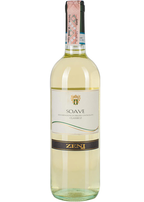 Вино Zeni Soave Classico белое сухое 12°