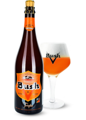 Пиво Dubuisson «Bush Amber Tripel» светлое нефильтрованное 12.0°