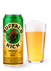 Пиво Buffalo Kick Lager 0.5л