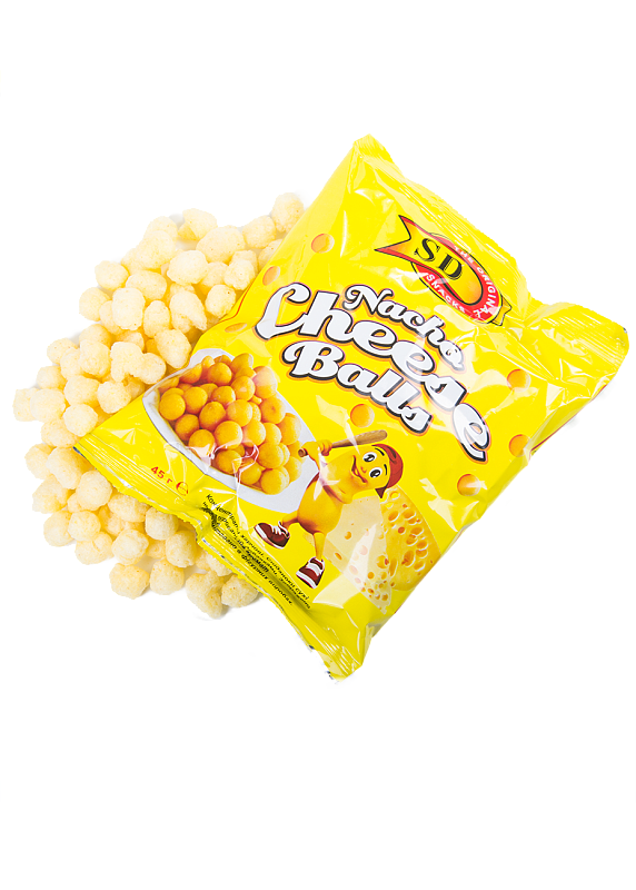 Кукурудзяні снеки «Nacho Cheese Balls», 45 г