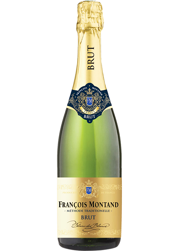 Вино ігристе Francois Montand Blanc de Blancs брют біле сухе 11°