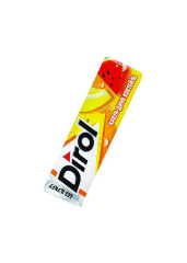 Жевательная резинка «Dirol» коктейль арбуз-дыня, 14г