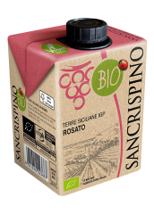 Вино Sancrispino Bio Terre Siciliane Rosato IGP 0.5л