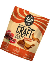 Гренки ржано-пшеничные волнистые «Flint Craft Grenki» со вкусом острых джерки, 90г