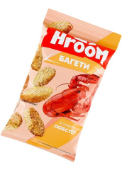 Сухарики багетные Hroom со вкусом лобстера, 60г