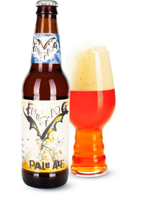 Пиво Flying Dog «Pale Ale Classic» светлое нефильтрованное 5.5°