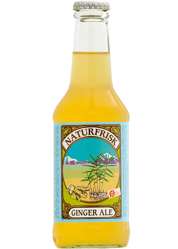 Безалкогольный напиток газированный Ginger Ale NaturFrisk