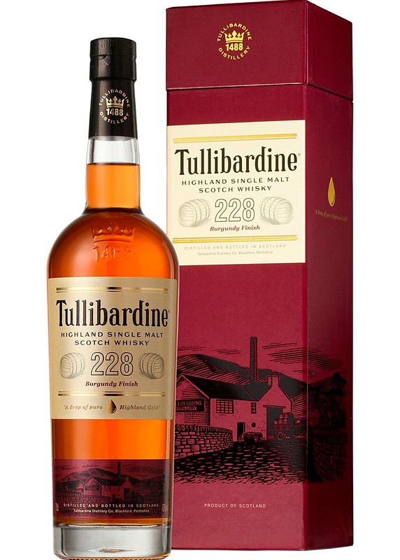 Виски Tullibardine Burgundy Finish 228 43°