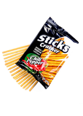 Соломка к пиву «Sticks Cracker» с перцем чили 40г
