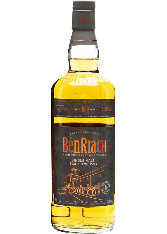 Виски BenRiach 10 Y.O. 43°