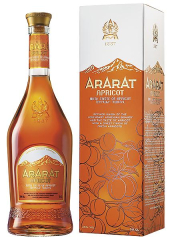 Крепкий алкогольный напиток Ararat Apricot 0.5л в коробке