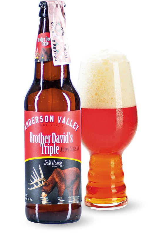 Пиво Anderson Valley «Brother David's Triple» світле фільтроване 10°