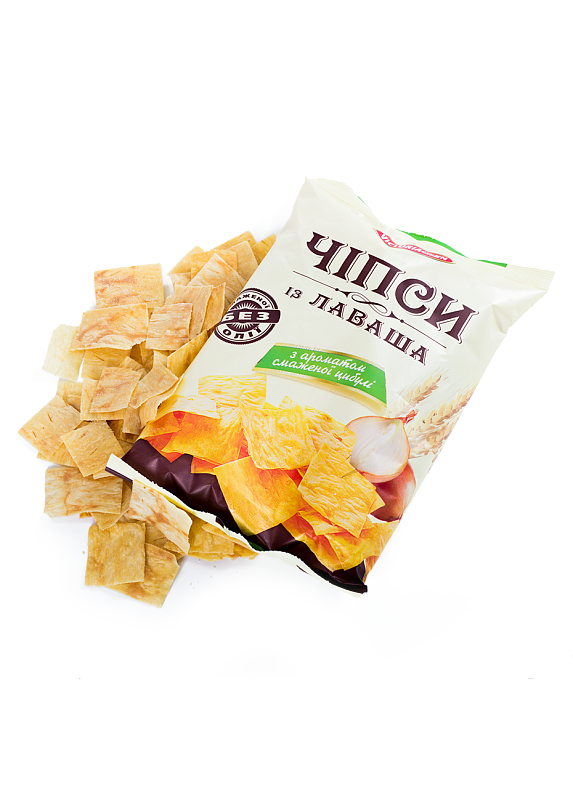 Чипсы из лаваша к пиву со вкусом лука 125г