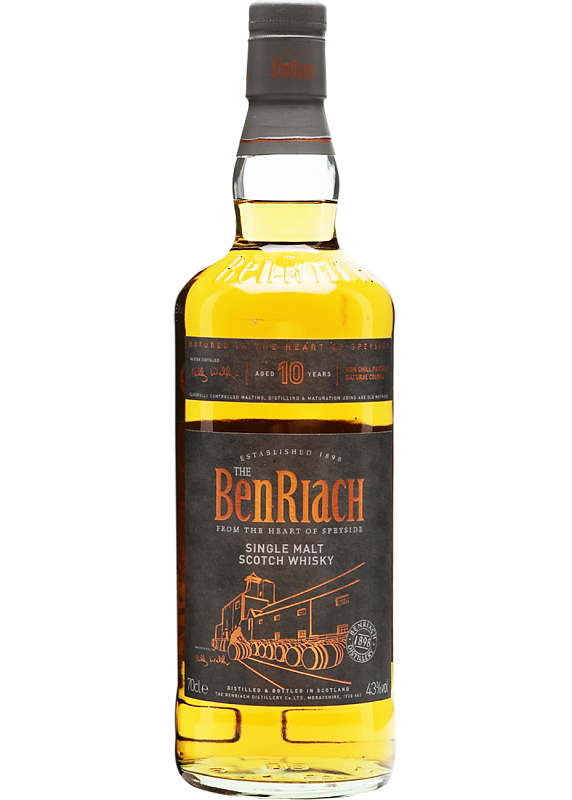 Виски BenRiach 10 Y.O. 43°