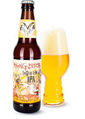 Пиво Flying Dog «Raging Bitch Belgian Style IPA» светлое нефильтрованное 8.3°