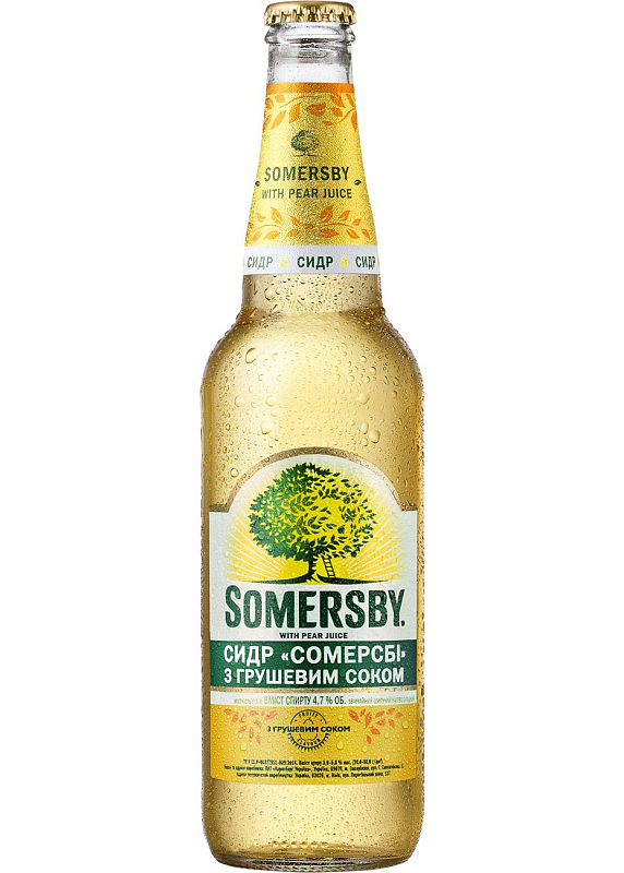 Сидр «Somersby» с грушевым соком 4.7°