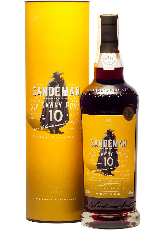 Вино Sogrape Vinhos Sandeman Old Tawny Porto 10 Y.O. червоне кріплене 20°