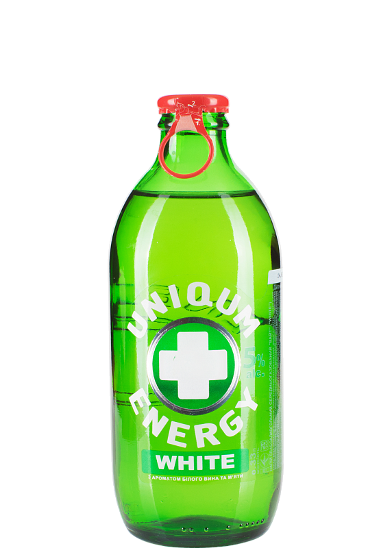 Слабоалкогольний Енергетик Energy&Uniqum White 5°