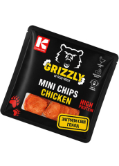 Чипсы мясные куриные Mini Chips Chicken «Grizzly», 50г 
