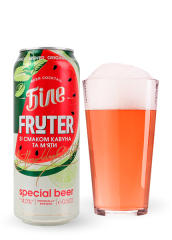 Пиво Черниговское «Белое Fruter» со вкусом арбуза и мяты 0.5л