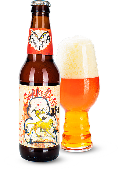 Пиво Flying Dog «Snake Dog IPA» светлое нефильтрованное 7.1°